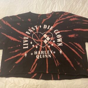 Harley Quinn Suicide Squad Tie Dye Tee size M